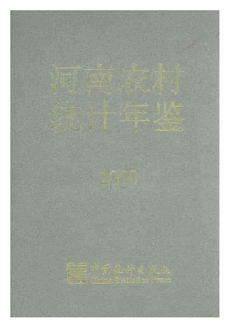 2000年河南农村统计年鉴