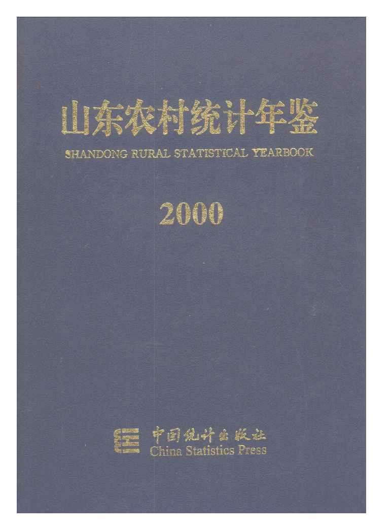 2000年山东农村统计年鉴