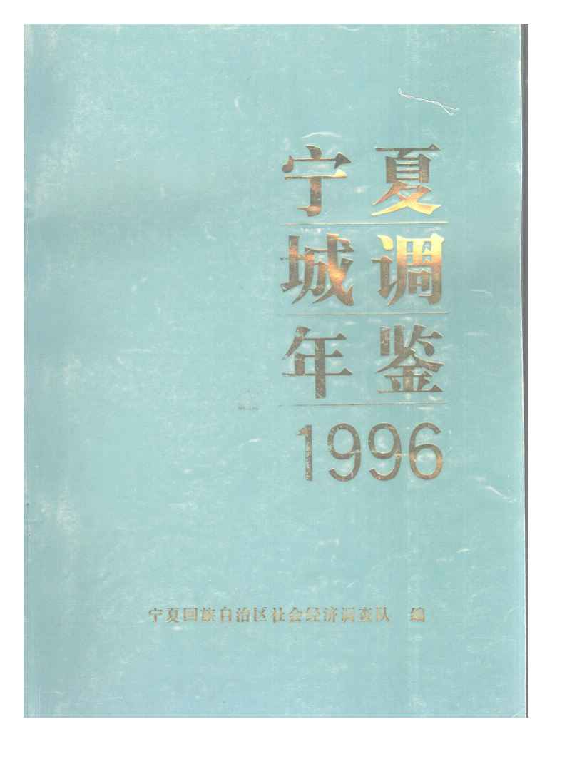 1996年宁夏城调年鉴