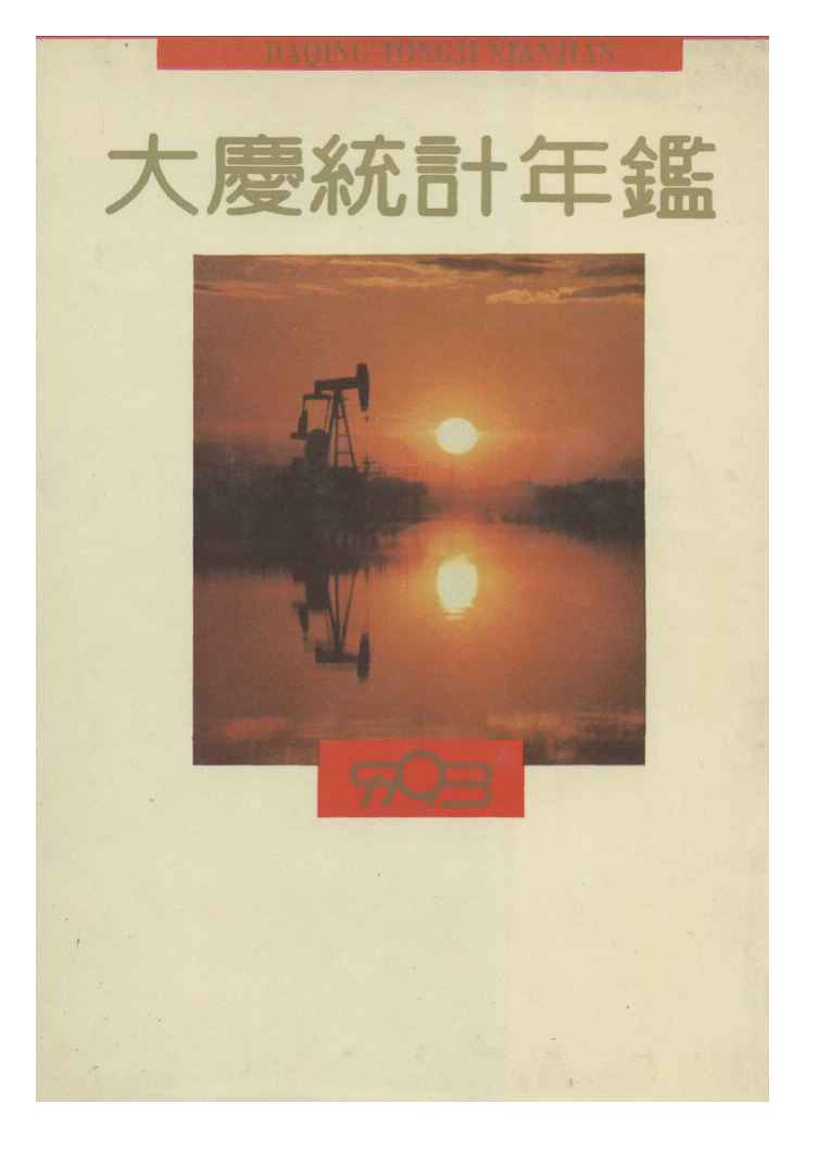 1993年大庆统计年鉴