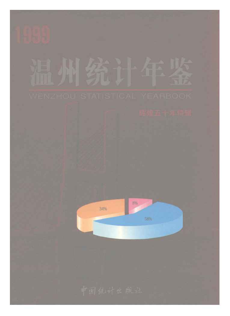 1999年温州统计年鉴