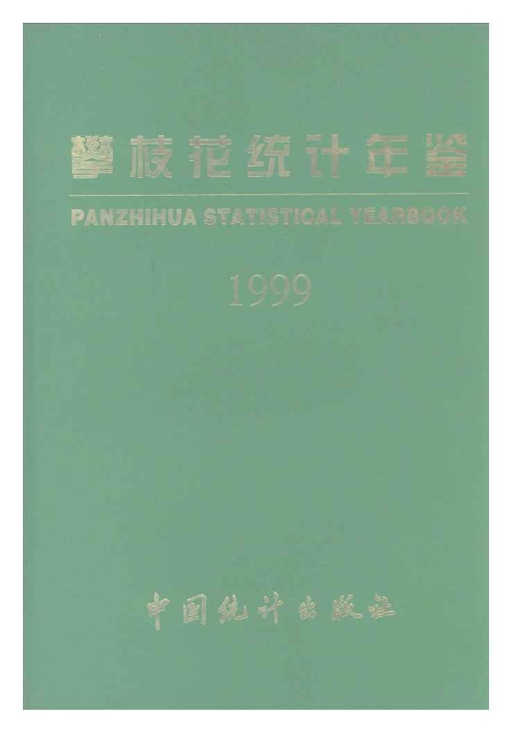 1999年攀枝花统计年鉴