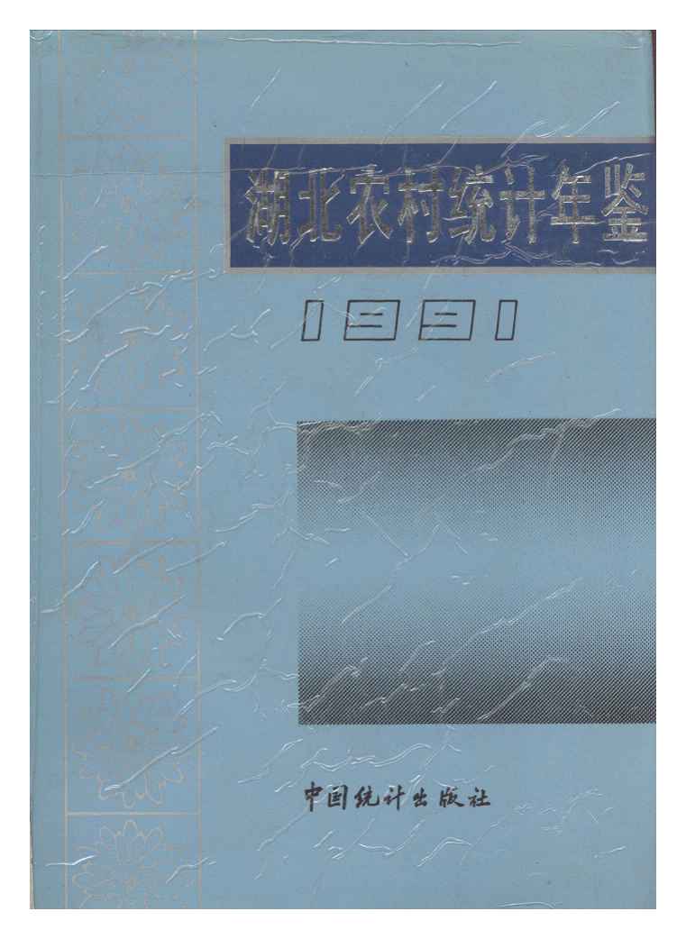1991年湖北农村统计年鉴
