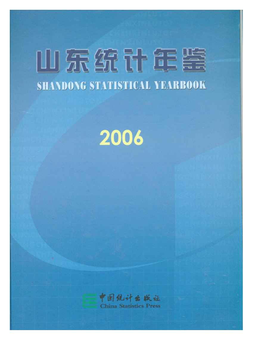 2006年山东统计年鉴