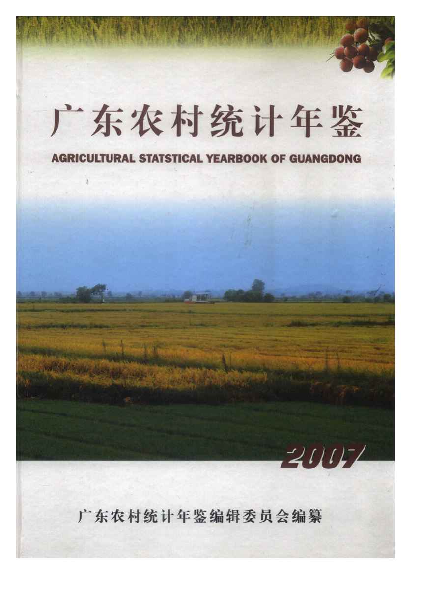 2007年广东农村统计年鉴