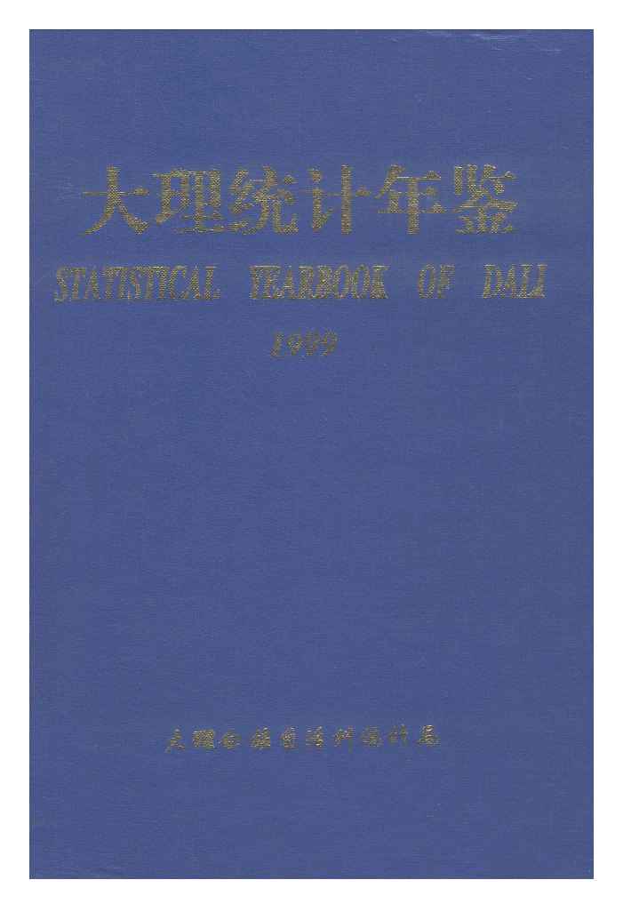 1999年大理统计年鉴
