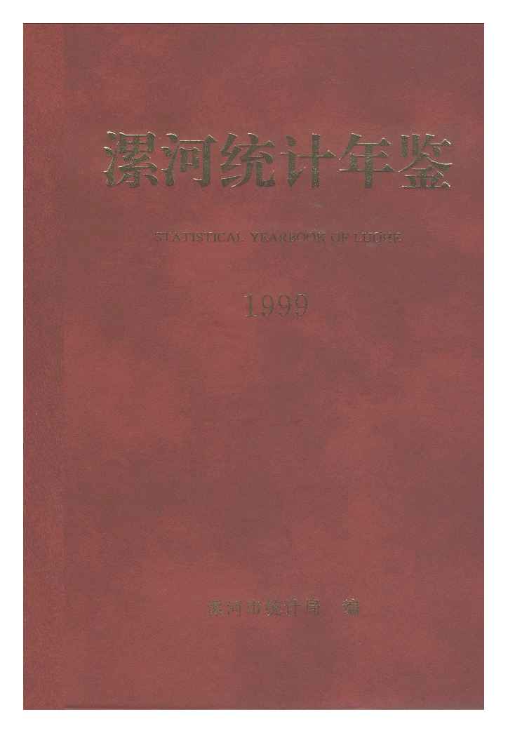 1999年漯河统计年鉴