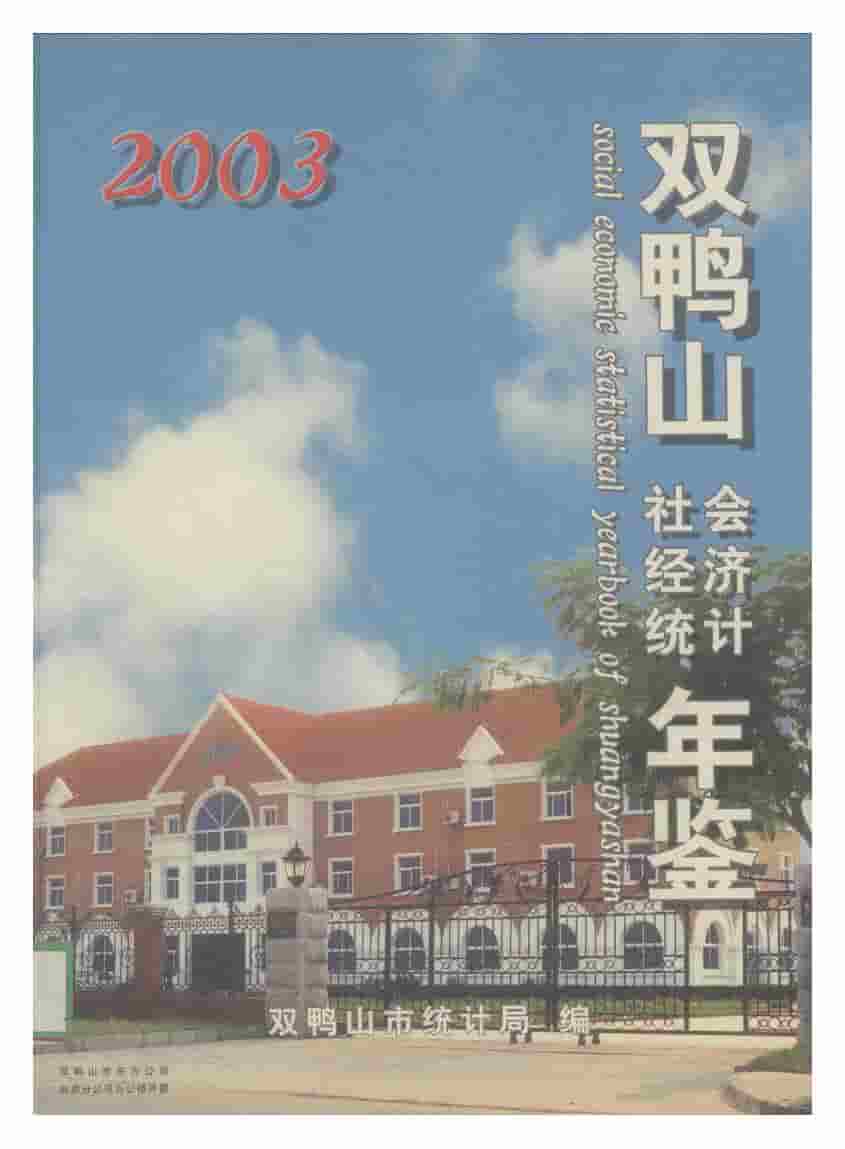 2003年双鸭山社会经济统计年鉴