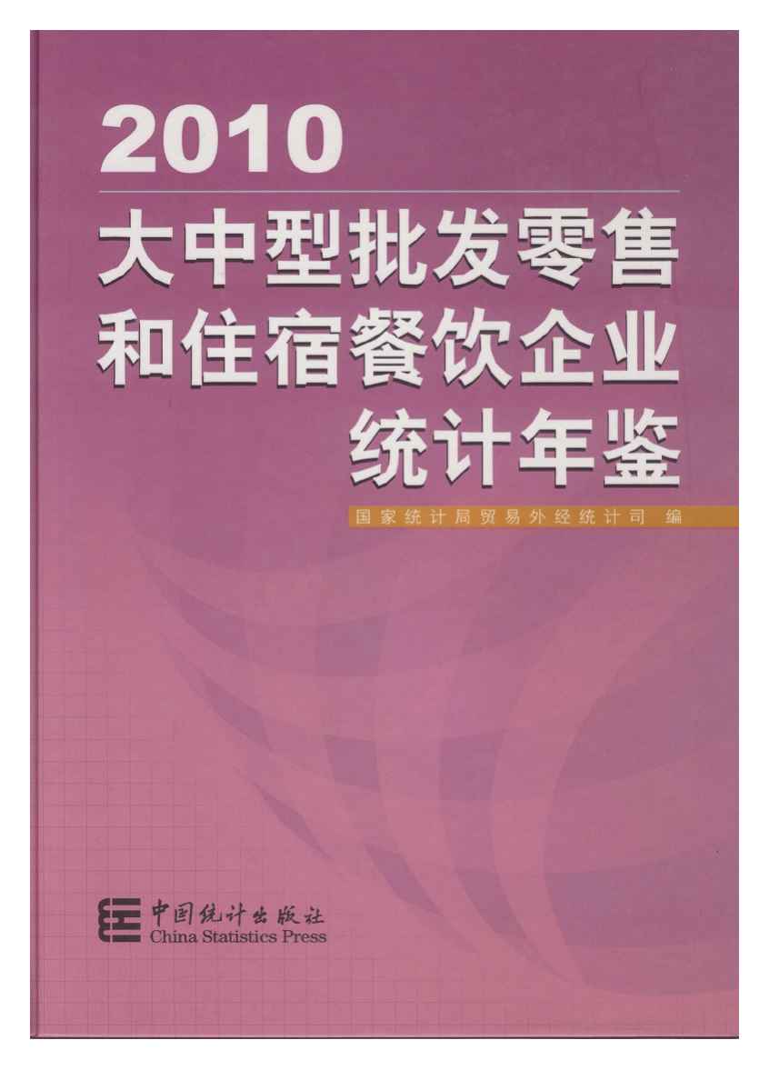 2010年大中型批发零售和住宿餐饮企业统计年鉴