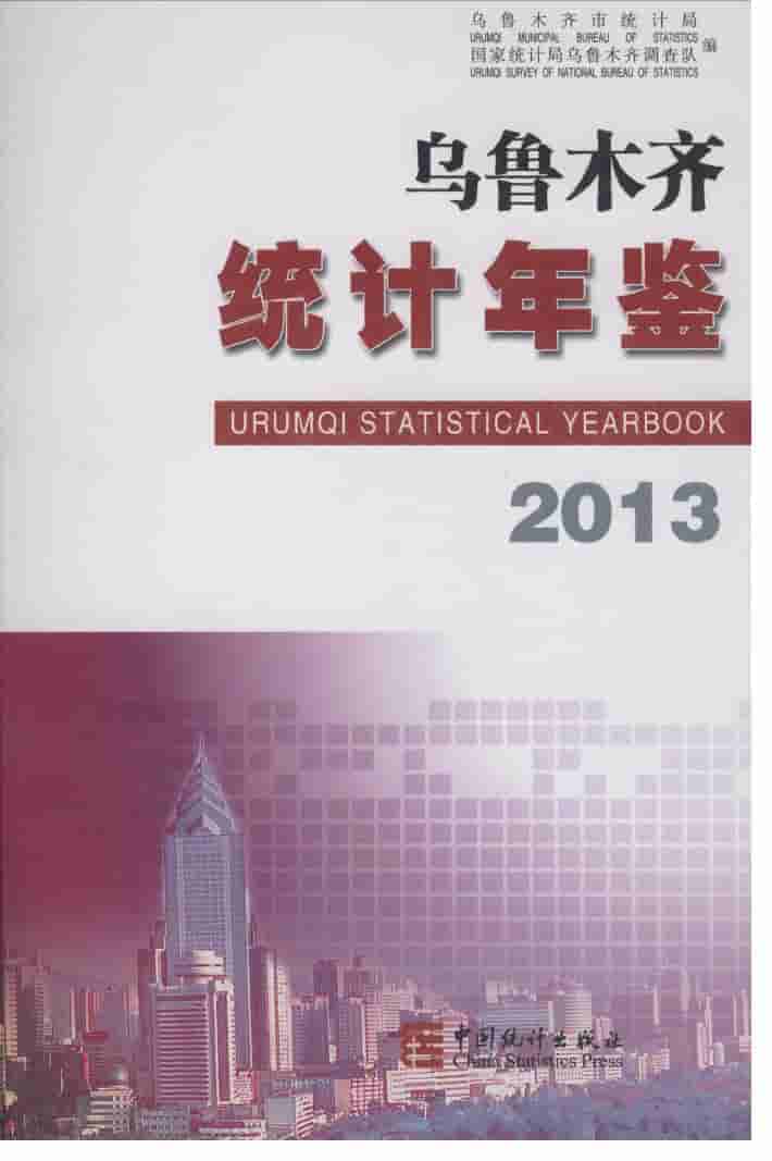 2013年乌鲁木齐统计年鉴