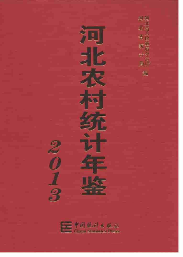 2013年河北农村统计年鉴