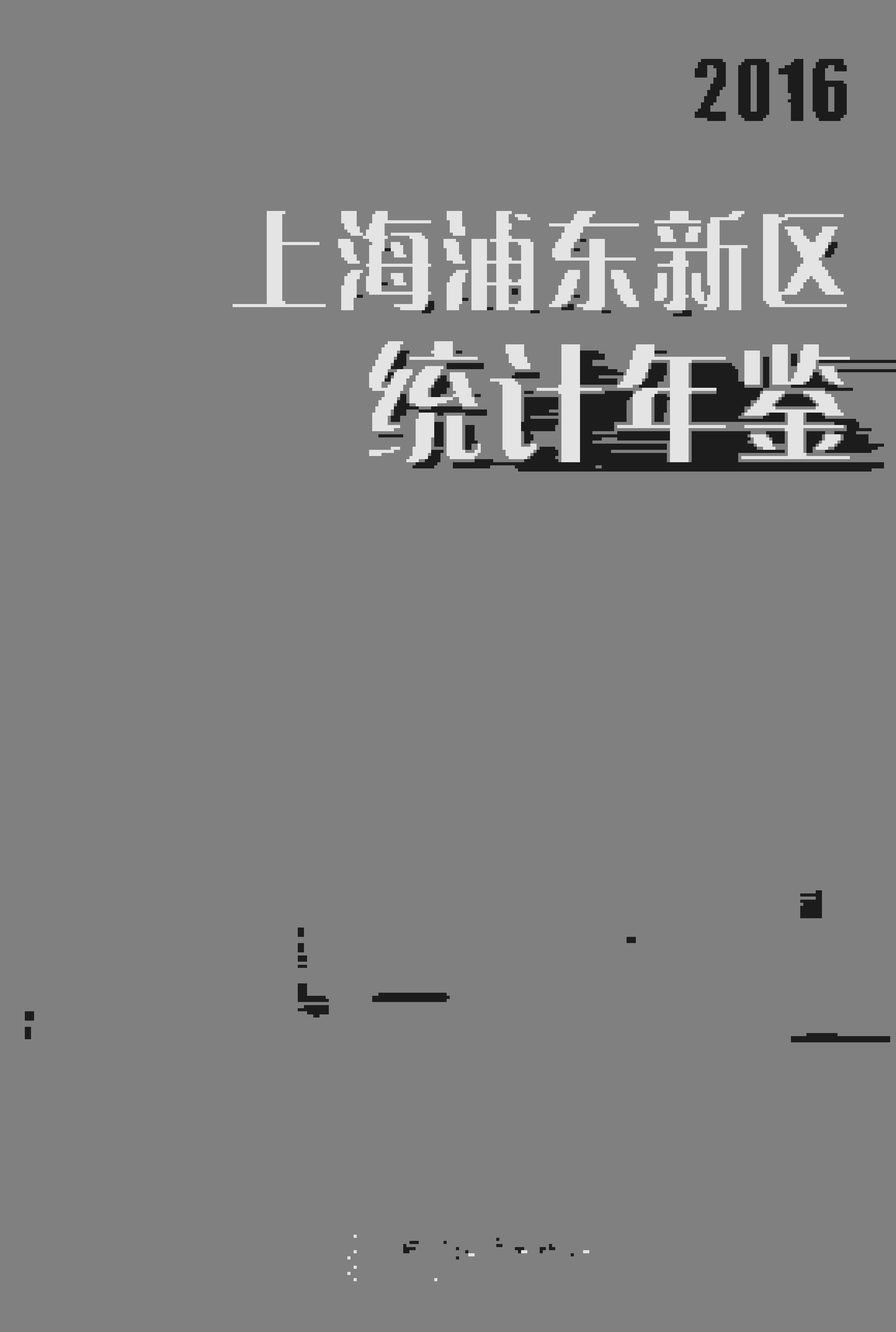 2016年上海浦东新区统计年鉴