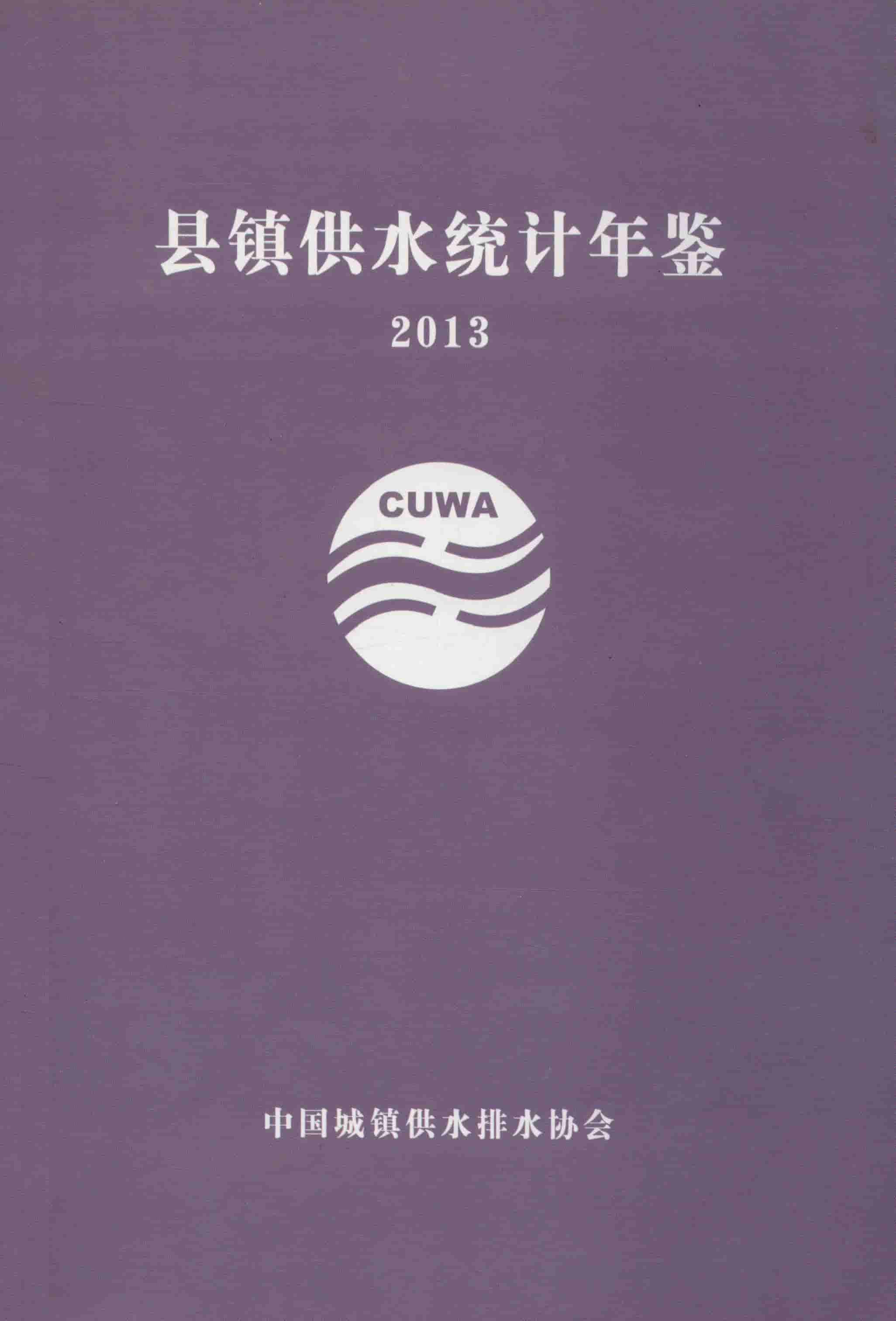 2013年县镇供水统计年鉴