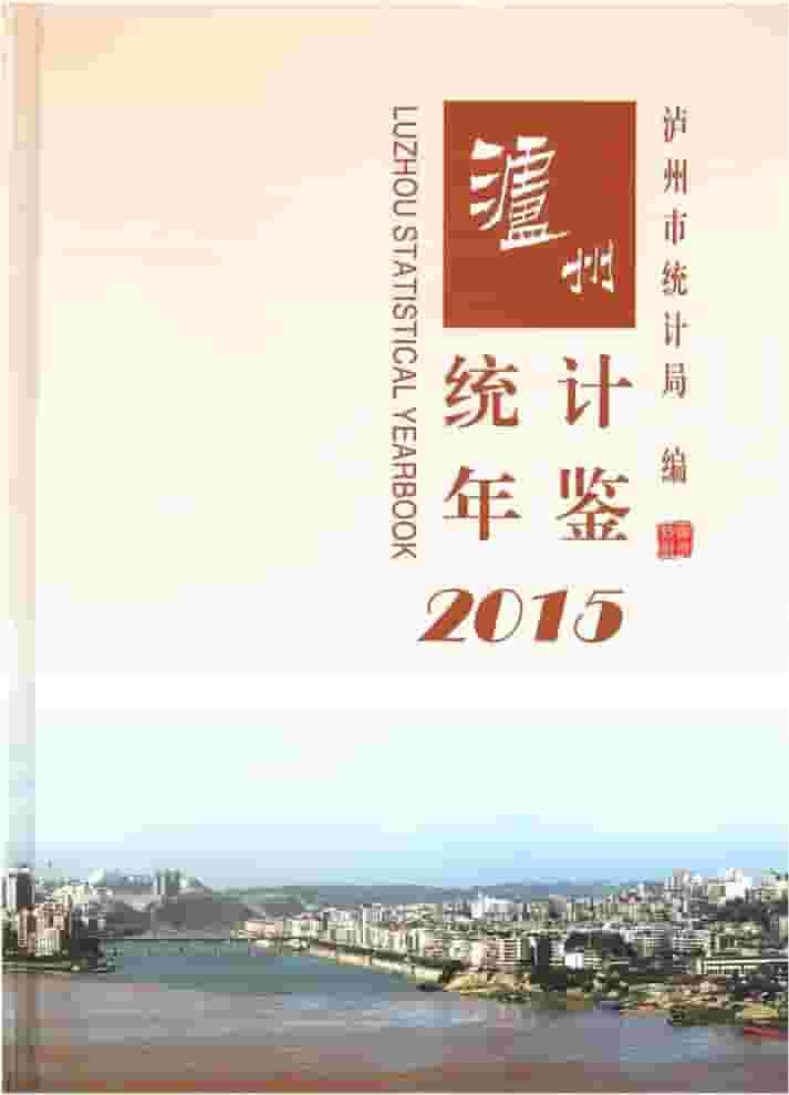 2015年泸州统计年鉴封面