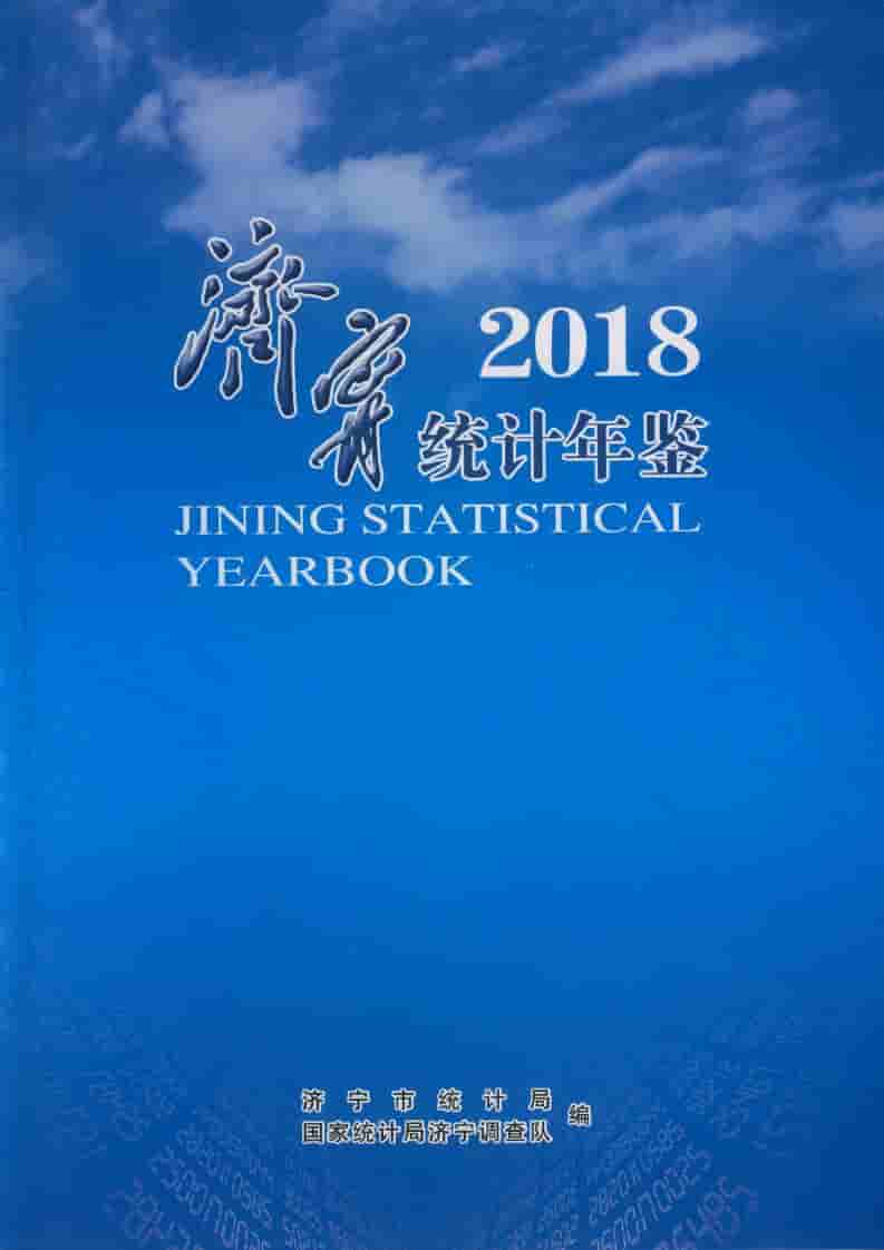 2018年济宁统计年鉴