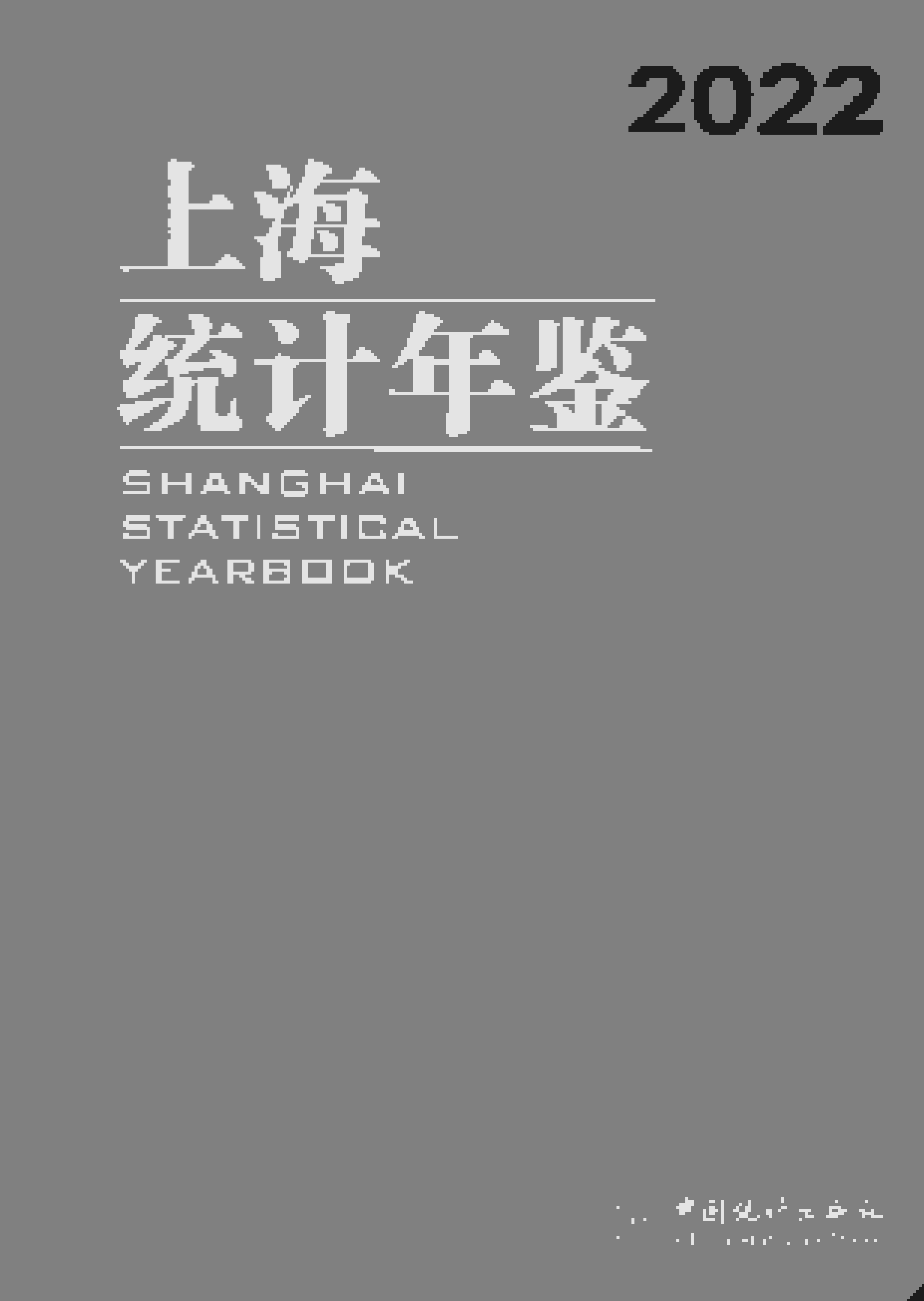 2022年上海统计年鉴