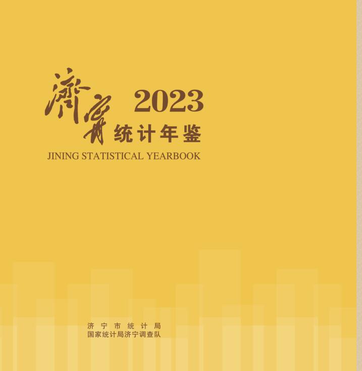 济宁统计年鉴