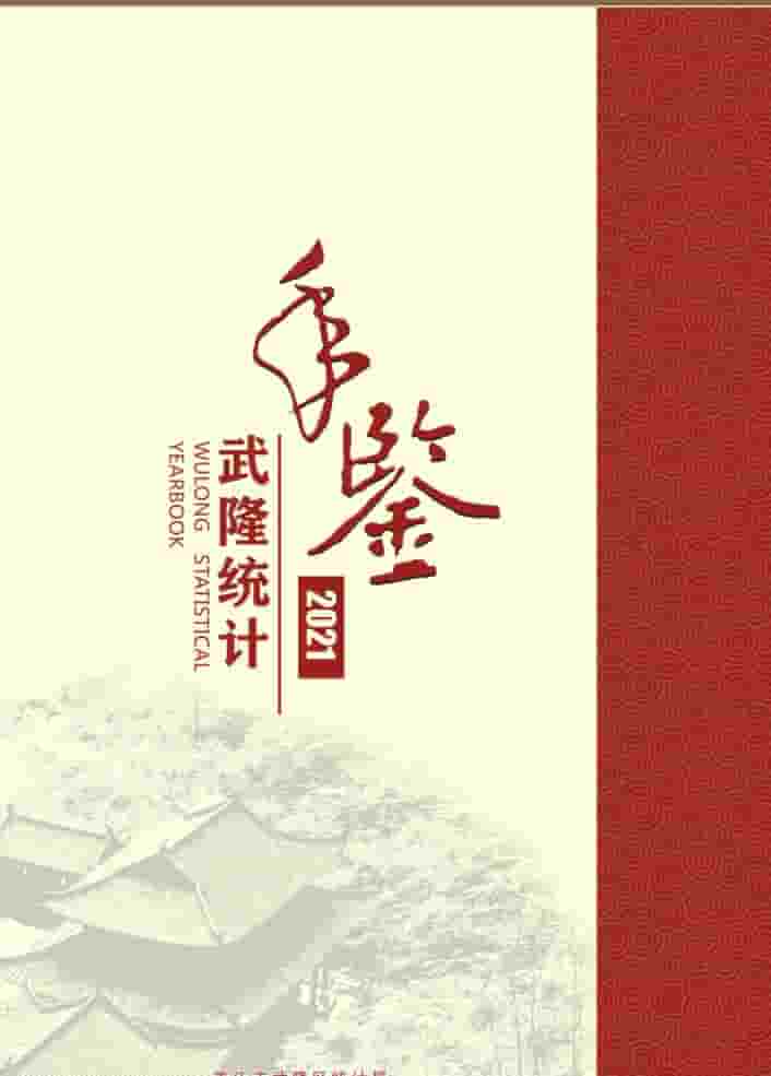 2021年重庆武隆统计年鉴