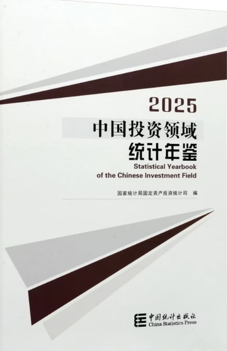 2025年中国投资领域统计年鉴封皮