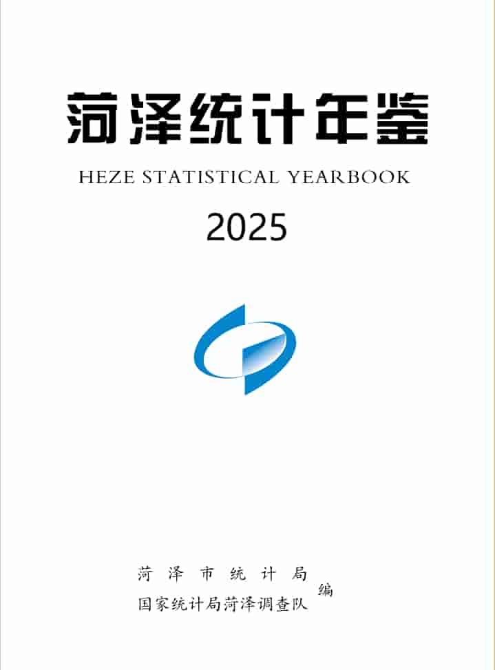 2025年菏泽统计年鉴封皮
