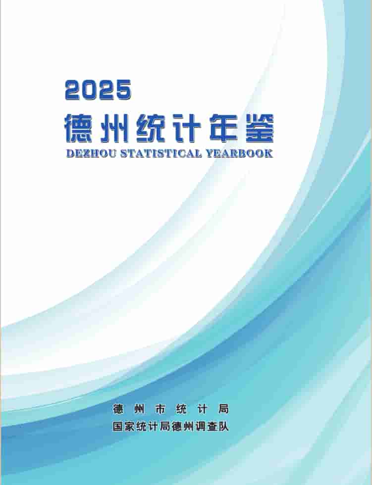 2025年德州统计年鉴封皮