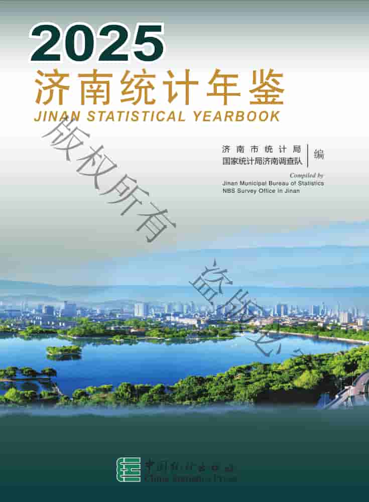 2025年济南统计年鉴封皮
