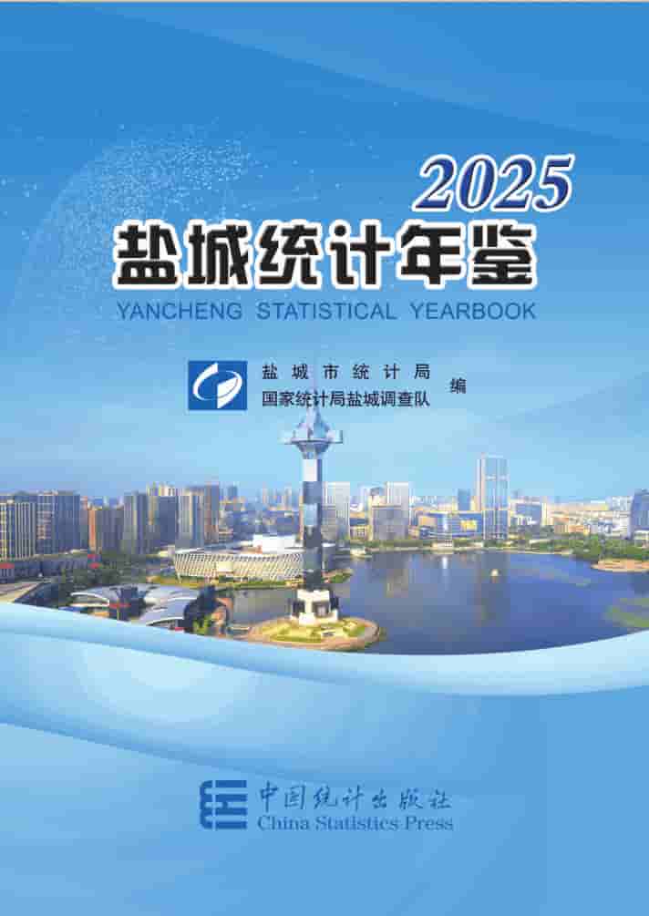 2025年盐城统计年鉴封皮