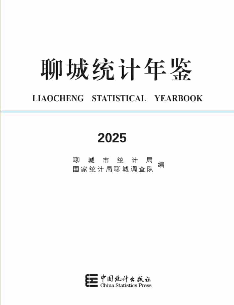 2025年聊城统计年鉴封皮