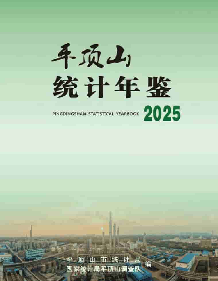 2025年平顶山统计年鉴封皮