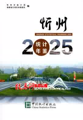 2025年忻州统计年鉴封面